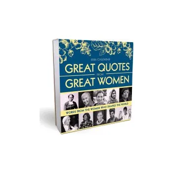 Kalendář 2026 Great Quotes from Great Women Boxed Calendar (Kalendář)