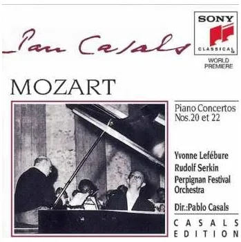 Zahraniční hudba CD Mozart / Lefebure / Serkin / Casals: Piano Concerti 20 & 22 2012
