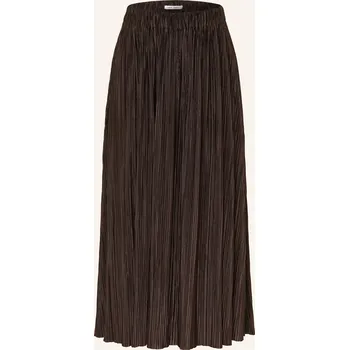 Dámská sukně Samsøe Samsøe Dámská Plisovaná Sukně Uma, tmavě hnědá, 38