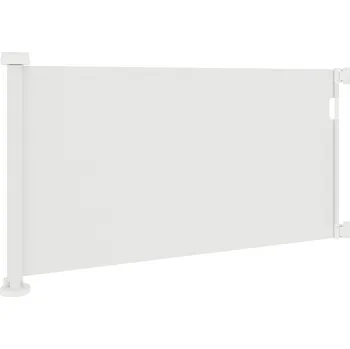 Dětská zábrana Bezpečnostní branka na schodiště 142x10x87 cm | bílá