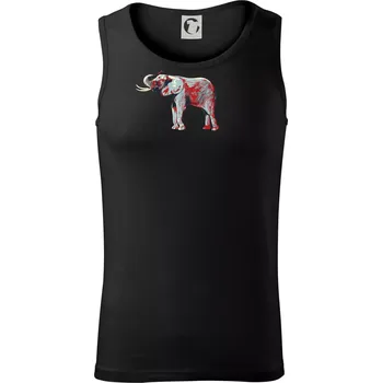 Slon vintage - Tílko pánské Core - L ( Černá )