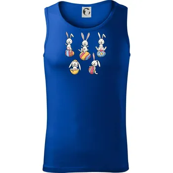 Velikonoční zajíci - Tílko pánské Core - XL ( Královská modrá )