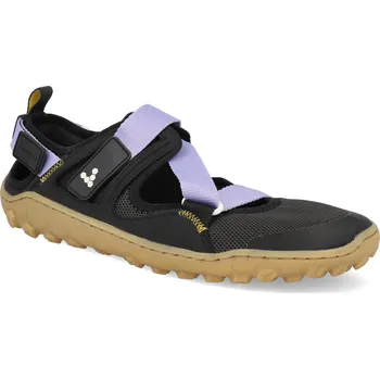 Dámské sandále Barefoot dámské trekové sandály Vivobarefoot - Tracker sandal W purple heather černé/fialové Velikost: 40