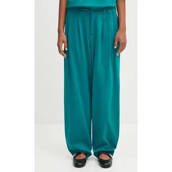 Dámské kalhoty Bavlněné kalhoty Pangaia DNA Interlock Trousers, XS, tyrkysová, 66X