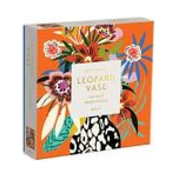 Desková hra Kitty McCall Leopard Vase 144 Piece Wood Puzzle (GALISON)(Hra)