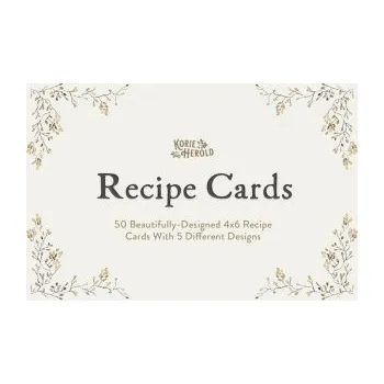 Beletrie pro dospělé RECIPE CARDS (HEROLD KORIE)(Pevná)