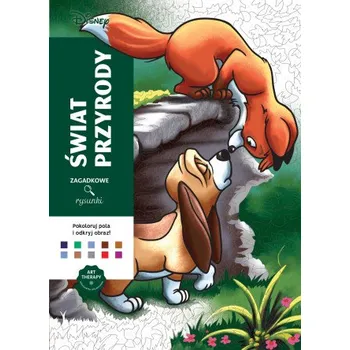 První čtění Świat przyrody. Kolorowanka antystresowa Disney. Zagadkowe rysunki (Opracowanie zbiorowe)(Brožovaná)