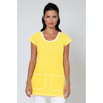 Zdravotnický oděv 2P SERVIS Tunika dámská Lola Žlutá 4XL