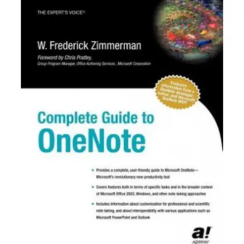 Učebnice Complete Guide to OneNote (W. F. Zimmerman)(Brožovaná)