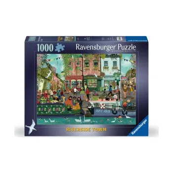 Puzzle Ravensburger Puzzle 12000814 - Riverside Town - 1000 Teile Puzzle für Erwachsene und Kinder ab 14 Jahren (Hra)