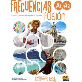 Cizojazyčná kniha Frecuencias fusion A1+A2 podręcznik + audio online (Carlos Oliva,Jesus Esteban,Marina Garcia,Paula Cerdeira)(Brožovaná)