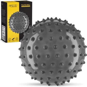 Gymnastický míč Rehabilitační míček s bodlinkami 20 cm šedý