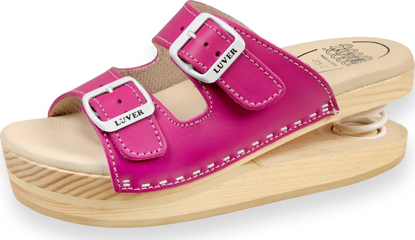 J Rubio Pantofle dámské Primavera Luver Růžová 39