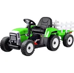 Mamido Elektrický traktor s vlečkou T2, zelený