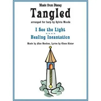 Tangled: Music from the Disney Motion Picture Arranged for Harp (Sylvia Woods)(Brožovaná)