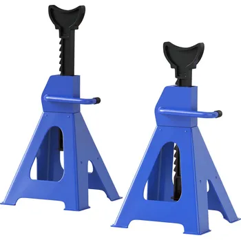 zvedák Stojan na zvedák 27x24x38,5-60 cm | modrý + černý