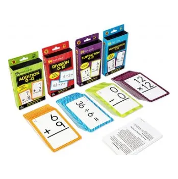 Desková hra Brighter Child Math Flash Card Set - 4 Sets of Cards (Brighter Child)(Hra)