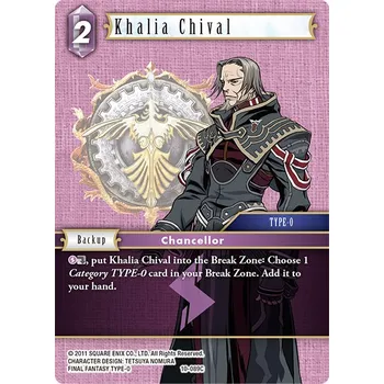 Sběratelská karetní hra Khalia Chival 10-089C - Opus X Typ karty: Standard