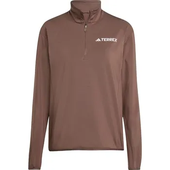 Dámská mikina Dámská Fleecová mikina ADIDAS W MT CW HZ T FL JN3865 – Hnědá XL