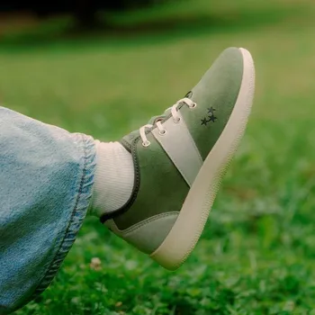 Pánská obuv Botas Basic Green - Pánské tenisky / botasky zelené | česká výroba ze Zlína 46 EU