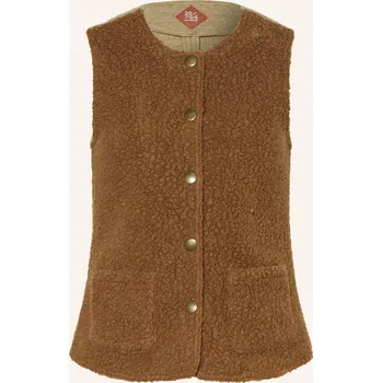 Dámská vesta Grasegger Dámská Plyšová Vesta, světle hnědá, 34
