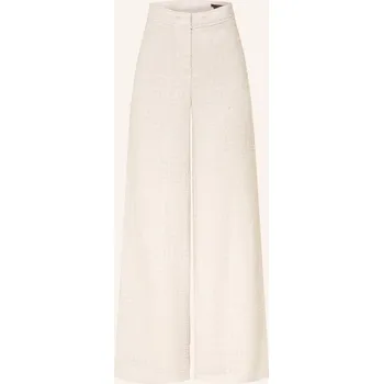 Dámské kalhoty Windsor. Dámské Marlene Kalhoty Z Buklé, krémová, 40