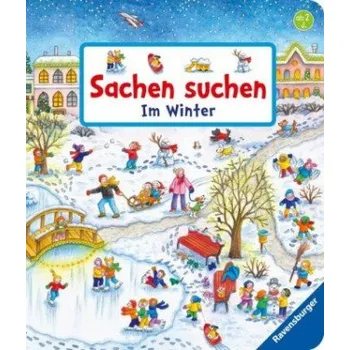 První čtění Sachen suchen: Im Winter (Susanne Gernhäuser,Barbara Jelenkovich)(Leporelo)