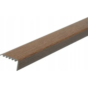 Podlahová lišta PVC prahová lišta 45x22mm 2v1, délka 0,90m, Dub Rustikální mat