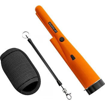 Detektor kovů Detektor kovů s LED indikátorem 4x4x23 cm | oranžový