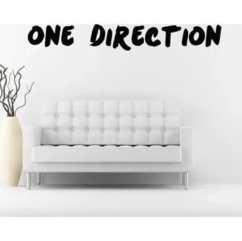 Samolepící dekorace One Direction nápis - vinylová samolepka na zeď 80x11cm