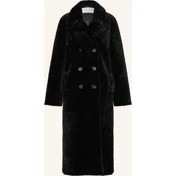 Mrs & Hugs Dámský Kabát Z Umělé Kožešiny, černá, 34