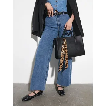 Kabelka Sinsay - Koženková kabelka - černá - 544AM-99X - 544AM-99X-ONE-2