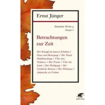 Betrachtungen zur Zeit (Ernst Jünger)(Brožovaná)