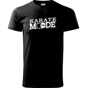 Pánské tričko Karate mode - Triko extra velké (5-8XL) - 7XL ( Černá )