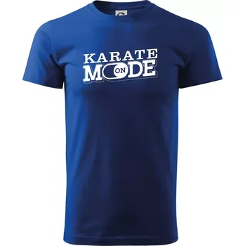 Pánské tričko Karate mode - Triko extra velké (5-8XL) - 8XL ( Královská modrá )