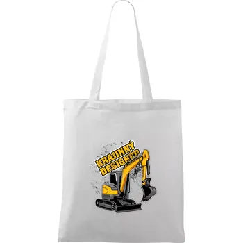 Nákupní taška Krajinný designér - Taška bavlněná - 42 x 38 cm ( Bílá )