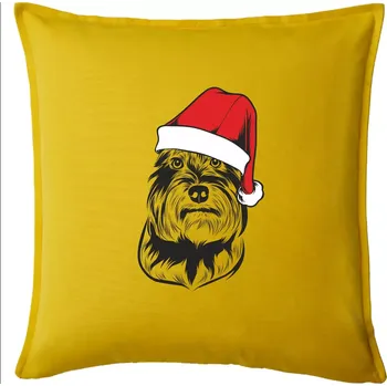 Polštář Knírač vánoční - Polštář 50x50 - 50x50 - Pouze potah ( Žlutá )