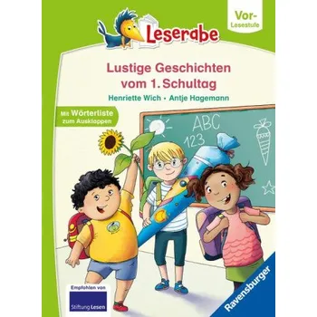 První čtění Geschichten vom ersten Schultag - lesen lernen mit dem Leserabe - Erstlesebuch - Kinderbuch ab 5 Jahren - erstes Lesen - (Leserabe Vorlesestufe) (Antje Hagemann)(Pevná)