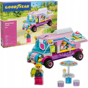 ostatní stavebnice Sada kostek GOODYEAR Friends Zmrzlinářský vůz Food Truck Zábava GYT022