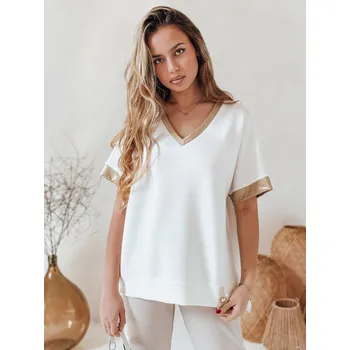 Dámské oblečení Dámská halenka oversize SHINE LOVE RY2912 Barva: Bílá, Velikost: ONE SIZE