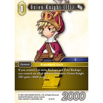 Sběratelská karetní hra Onion Knight (III) 10-077C - Opus X Typ karty: Standard
