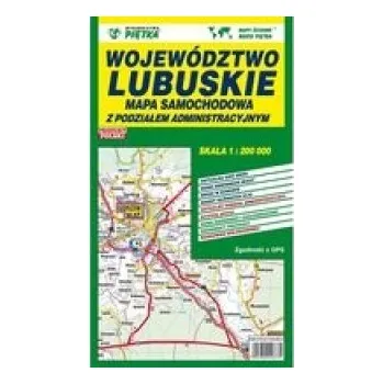 Województwo lubuskie Mapa samochodowa 1:200 000 (Brožovaná)