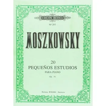 Beletrie pro dospělé 20 Pequeños estudios Op.91 (MORITZ MOSZKOWSKI)(Pevná)