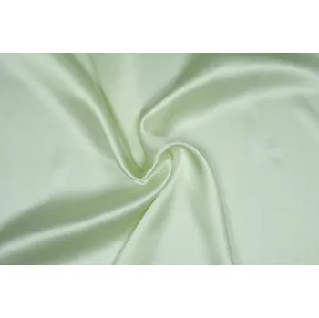 Hedvábný satén, světle zelený, sartor.cz