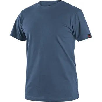 Pánské tričko CXS Tričko NOLAN, krátký rukáv, ocelově modré, vel. 3XL