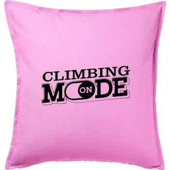 Polštář Climbing mode - Polštář 50x50 - 50x50 - Pouze potah ( Růžová )