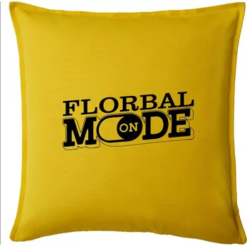 Polštář Florbal mode - Polštář 50x50 - 50x50 - Pouze potah ( Žlutá )