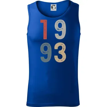Vintage číslice 1993 - Tílko pánské Core - 2XL ( Královská modrá )