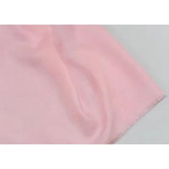 Šála Kašmírová šála Slim světle růžová