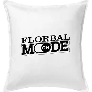 Polštář Florbal mode - Polštář 50x50 - 50x50 - Pouze potah ( Bílá )